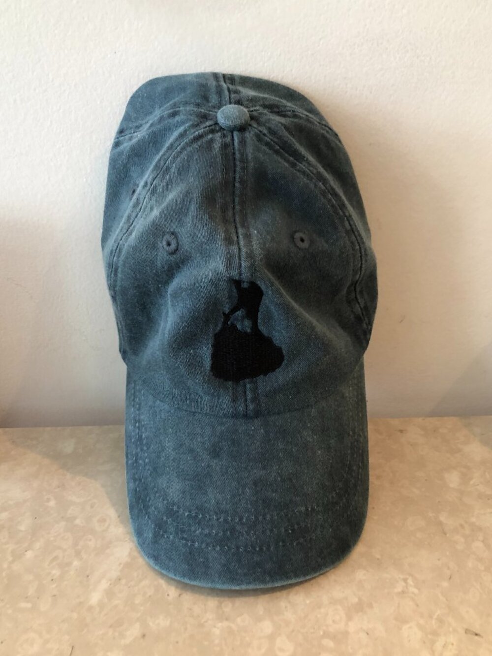 NEW! BLOCK ISLAND, RI - BIRI Steel Blue Lightweight Denim Baseball Cap Hat - OS
